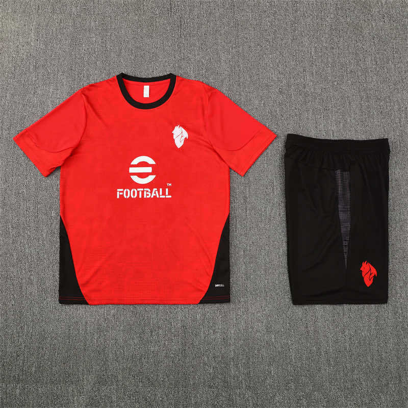 2526 season A.C. Milan Training clothes suit Short sleeve Fan version