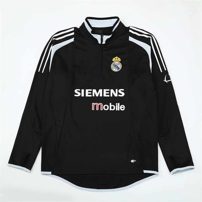 0405 season Real Madrid CF black Half pull training suit