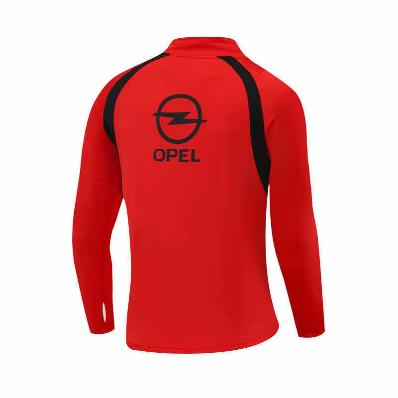 0304 season A.C. Milan red Half pull training suit