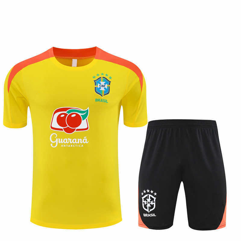 2526 season Brazil Training clothes suit Short sleeve Fan version