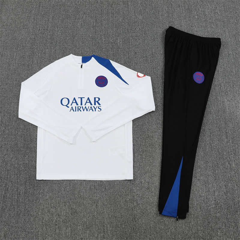 2526 season Paris Saint-Germain F.C. Half zip training suit set