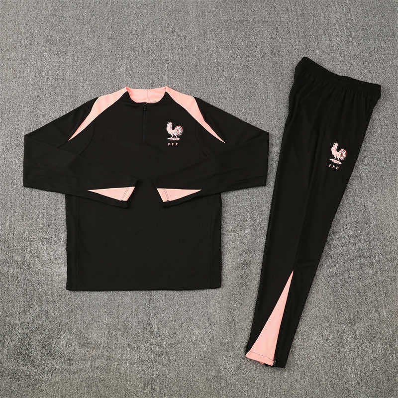 2526 season France Half zip training suit set