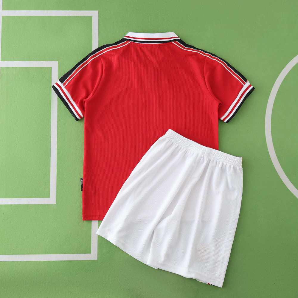 1998 Manchester United F.C. home retro Kids kit