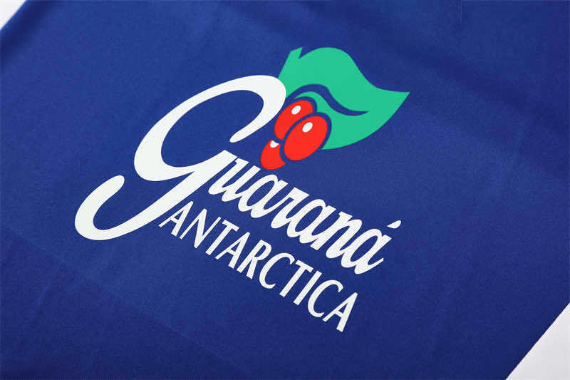 2002 season Brazil blue Half pull training suit