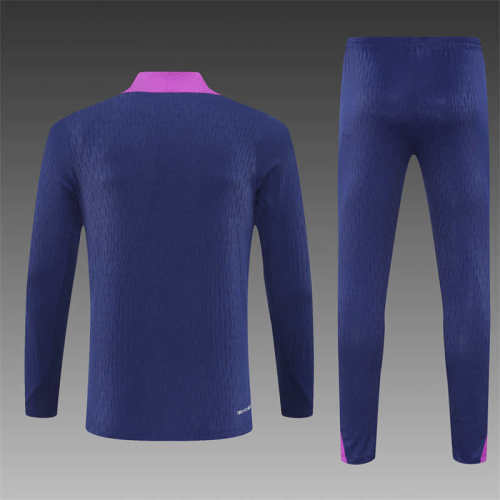 2526 season FC Barcelona / Barça Half zip training suit set