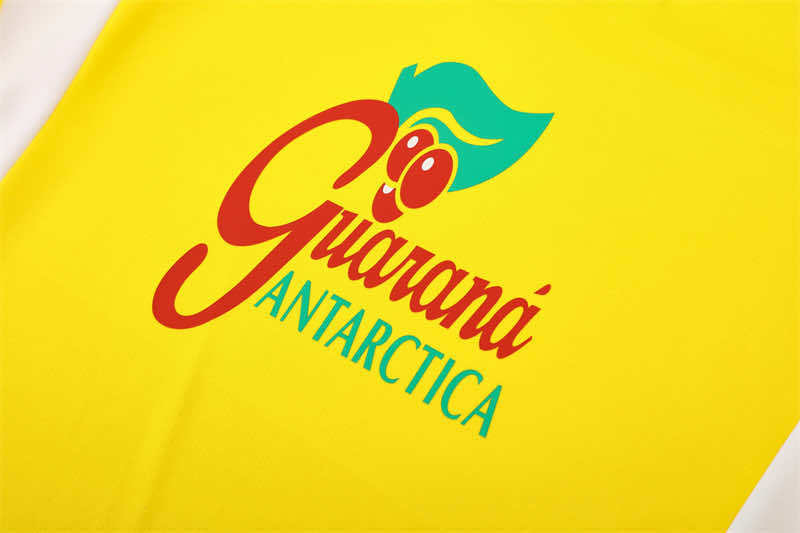 2002 season Brazil yellow Half pull training suit