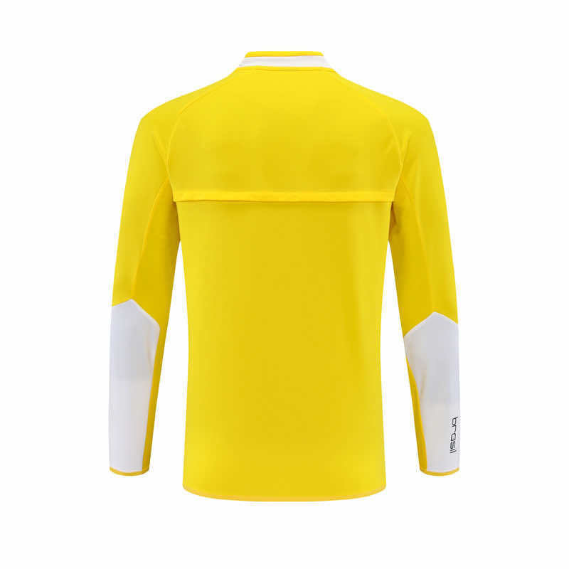 2002 season Brazil yellow Half pull training suit