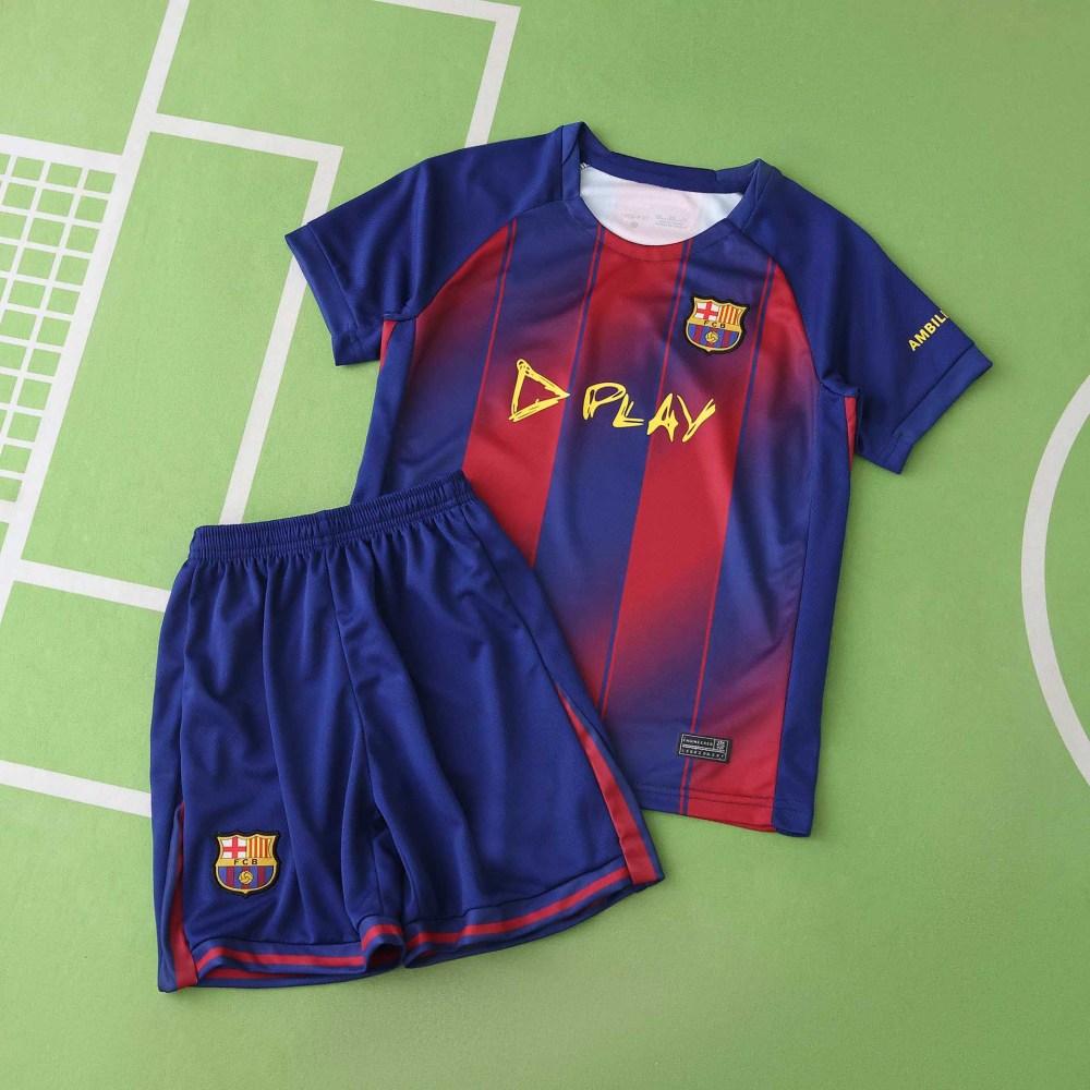 2526 season FC Barcelona / Barça x Spotify x Ed Sheeran Kids kit