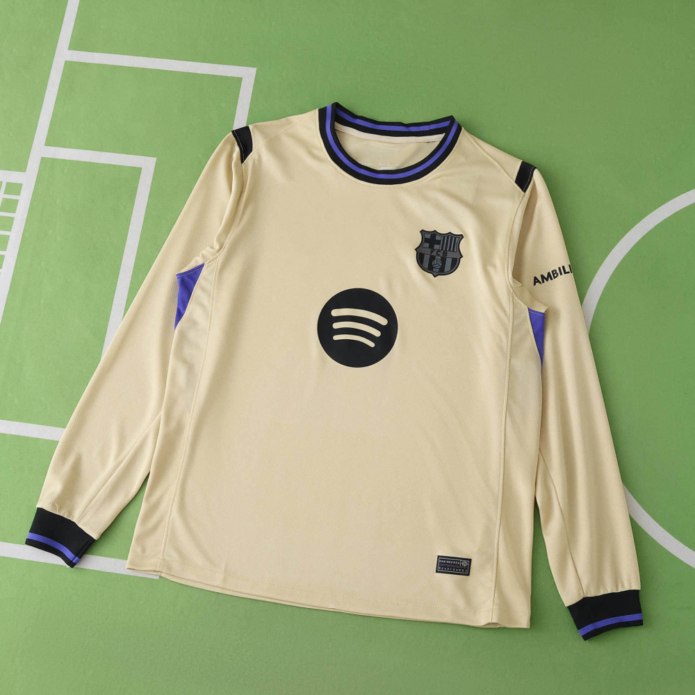 2526 season FC Barcelona / Barça away Long sleeved Fan version