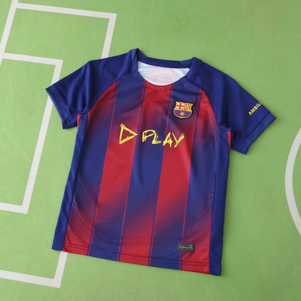 2526 season FC Barcelona / Barça x Spotify x Ed Sheeran Kids kit