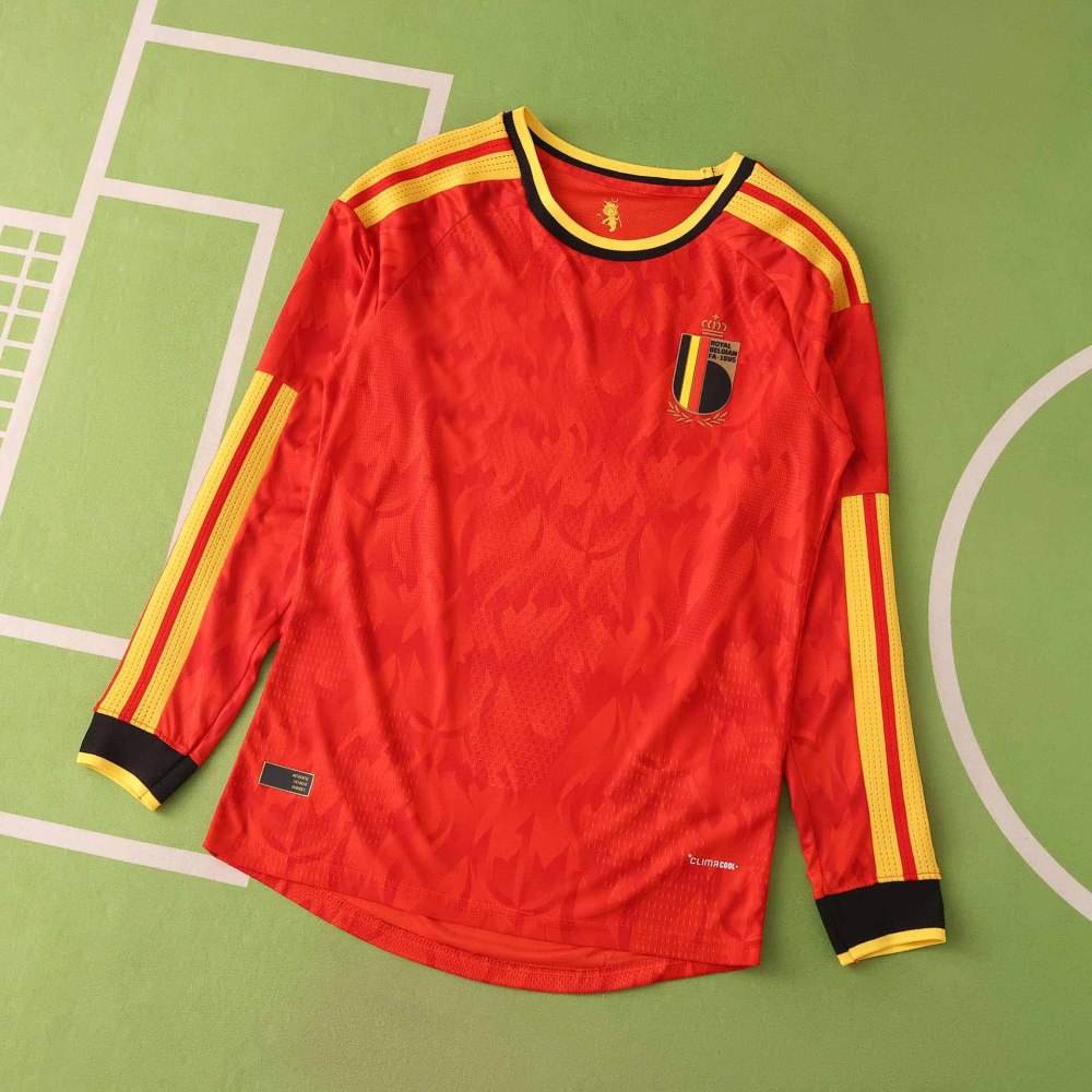 2026 FIFA World Cup Belgium home Long sleeved Player version