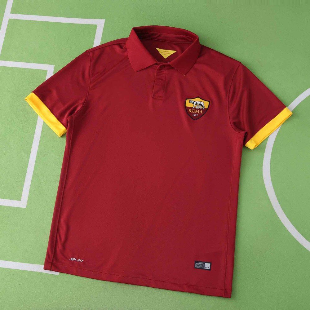 1415 season A.S. Roma home retro Fan version