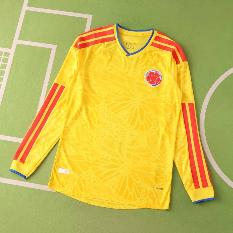 2026 FIFA World Cup Colombia home Long sleeved Player version