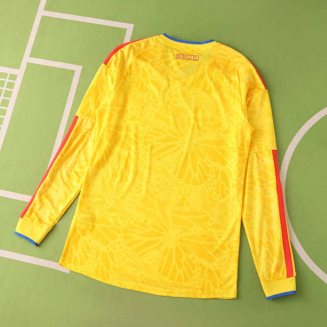 2026 FIFA World Cup Colombia home Long sleeved Player version