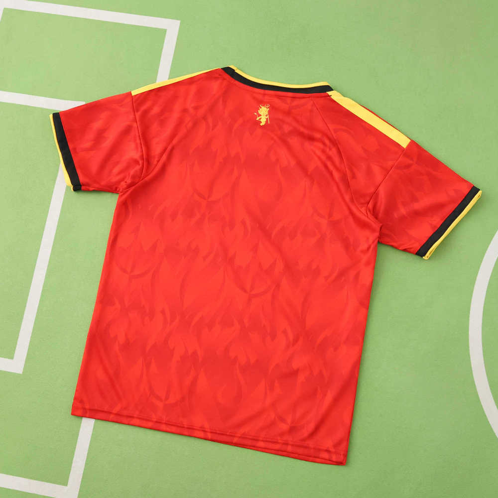 2026 FIFA World Cup Belgium home Kids kit