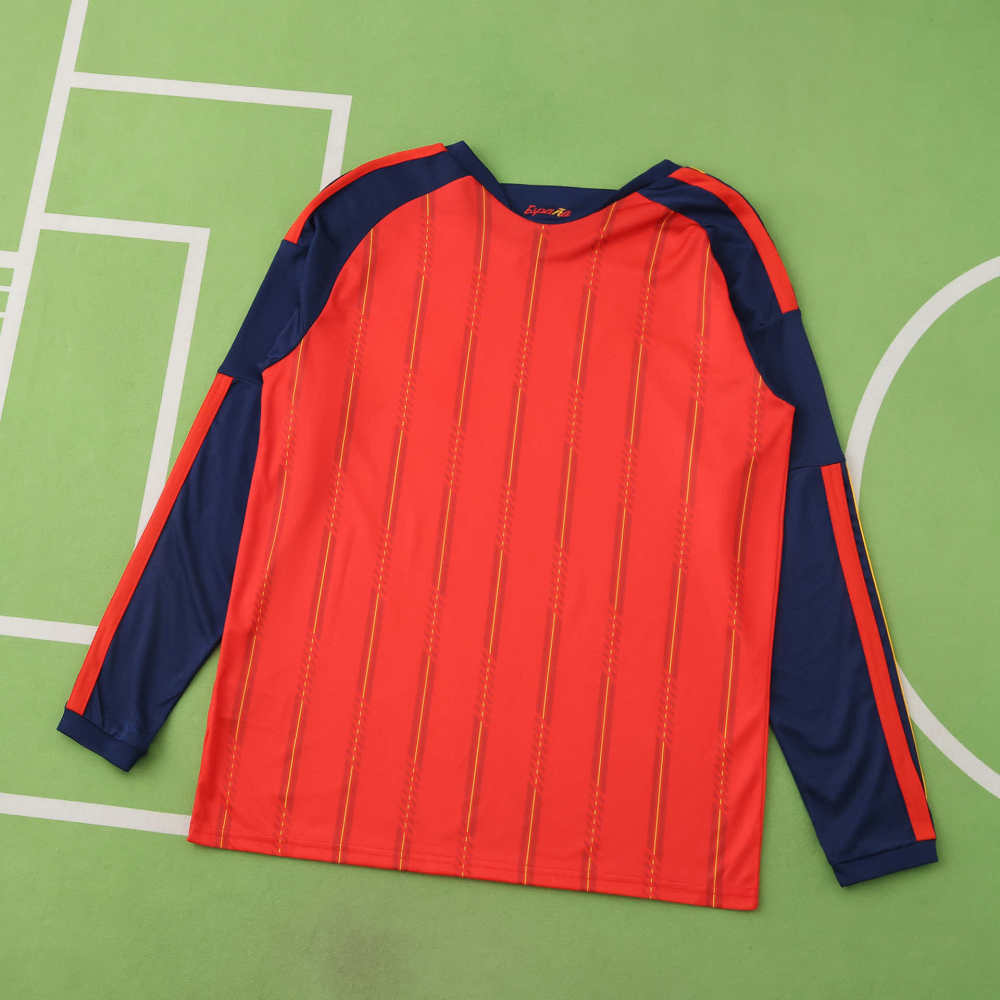 2026 FIFA World Cup Spain home Long sleeved Fan version