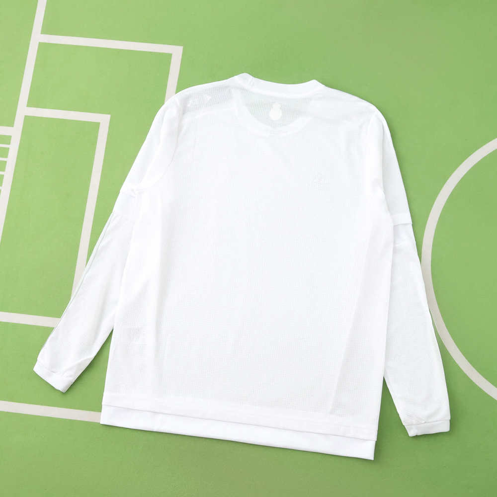 1516 season Real Madrid CF home Long sleeved retro Fan version