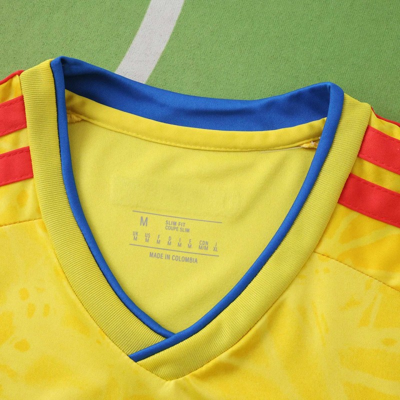 2026 FIFA World Cup Colombia home Long sleeved Fan version