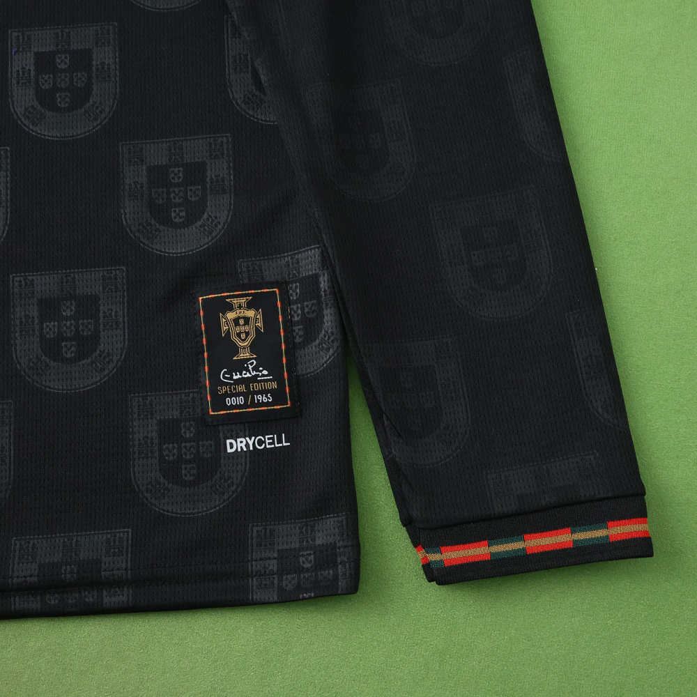 2025 Portugal  Tribute to Eusebio Special Edition Long sleeve Fan version
