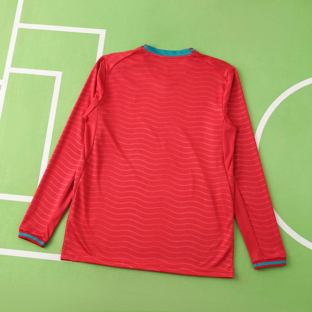 2026 FIFA World Cup Portugal home Long sleeved Fan version