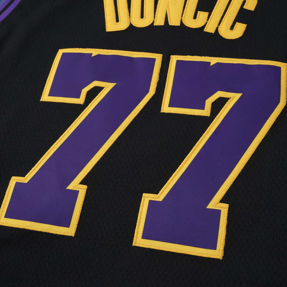 2025-26 NBA L.A. Lakers black 77# DONCIC