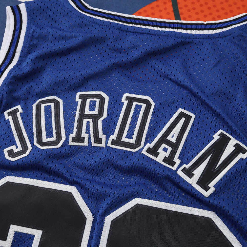 NBA Chicago Bulls retro blue 23# JORDAN