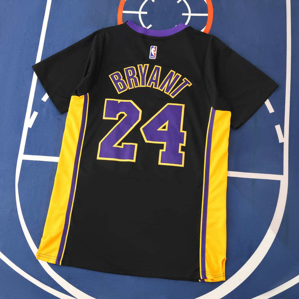 2025-26 NBA L.A. Lakers black 24#BRYANT T shirt