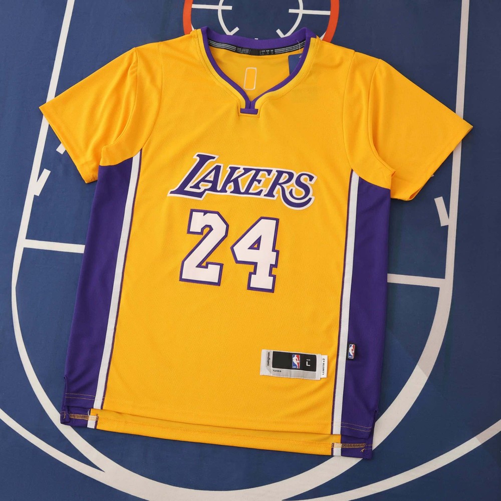 2025-26 NBA L.A. Lakers yellow 24#BRYANT T shirt