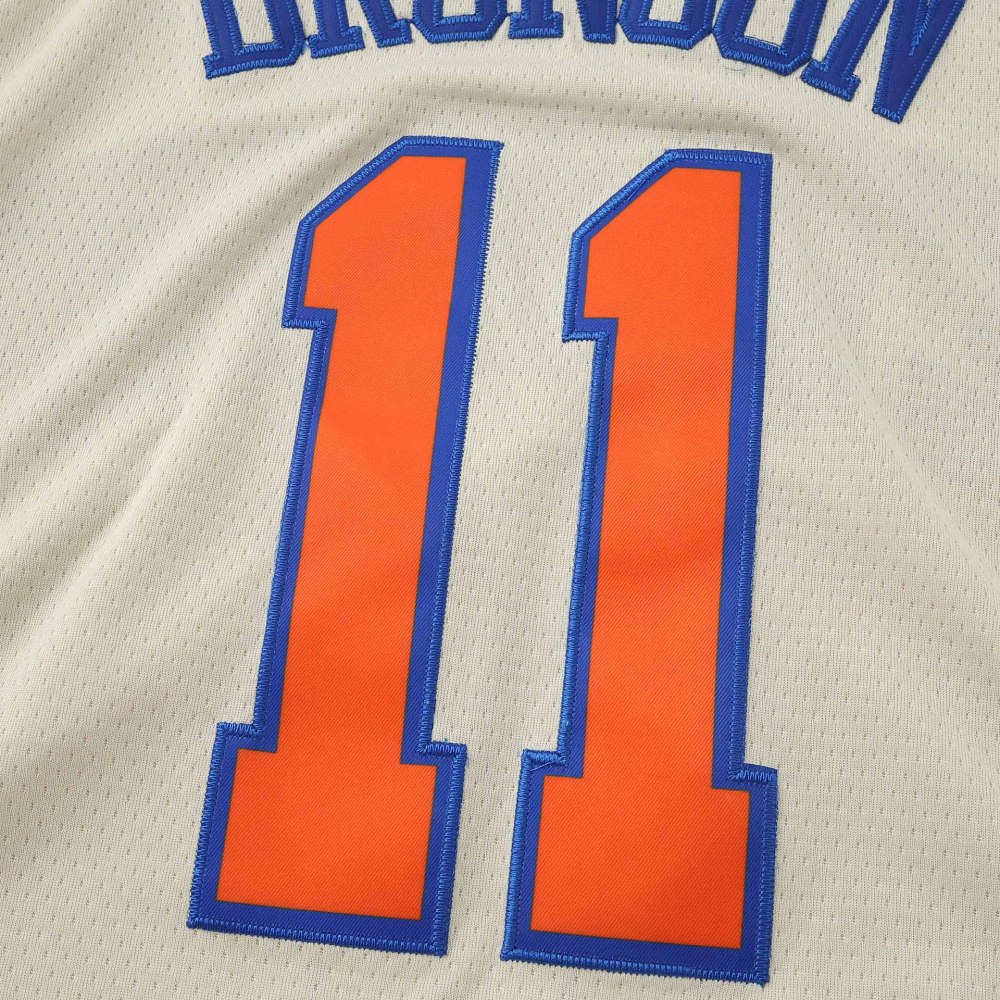 2025-26 NBA New York Knicks beige 11#BRUNSON