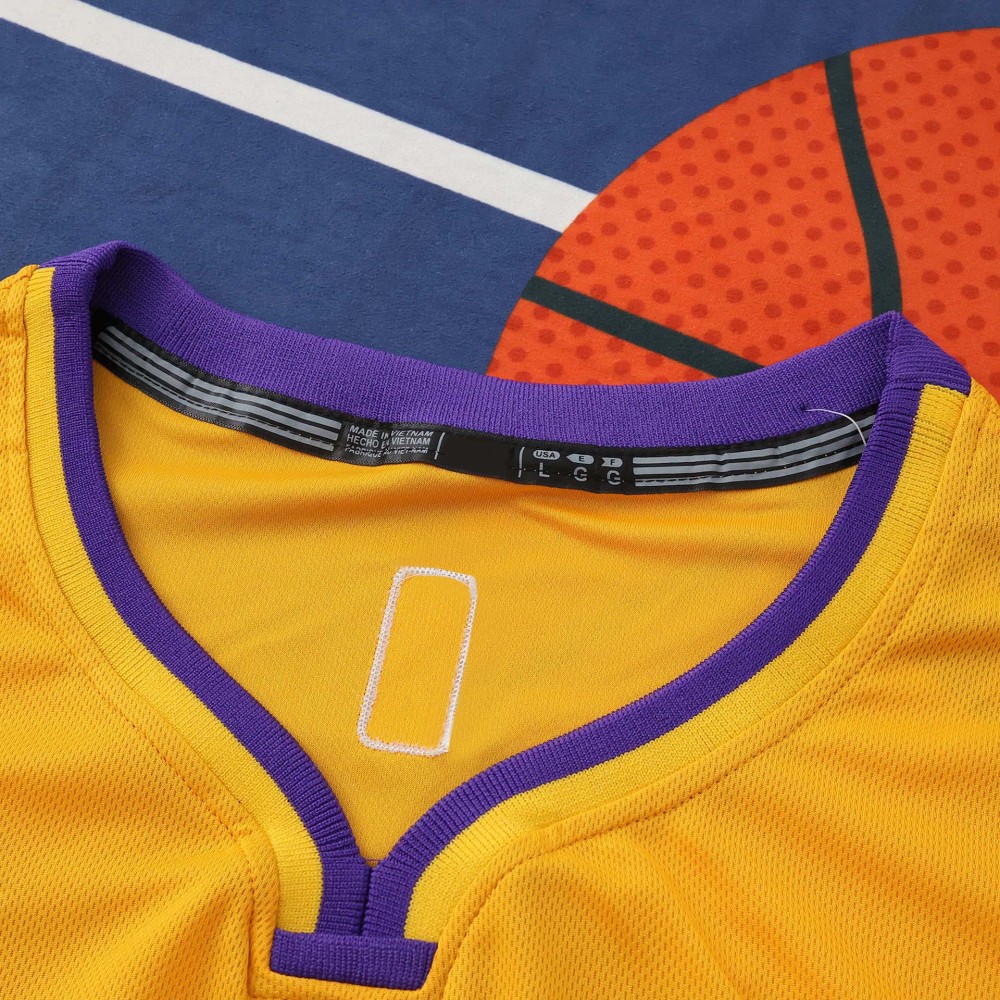 2025-26 NBA L.A. Lakers yellow 24#BRYANT T shirt