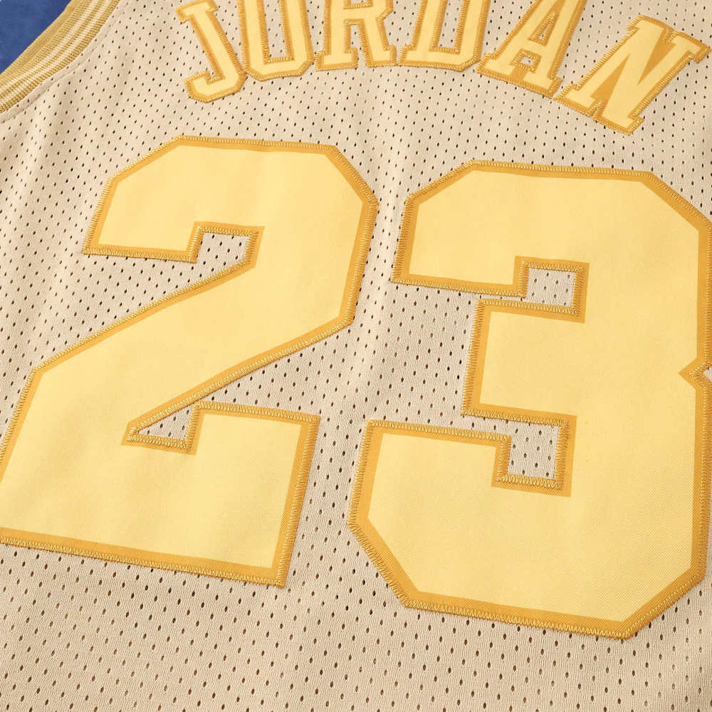 NBA Chicago Bulls retro yellow 23# JORDAN