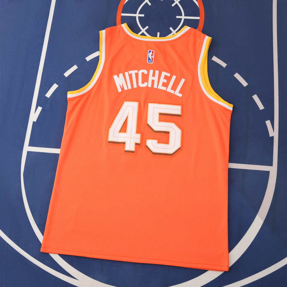2025-26 NBA Cleveland Cavaliers orange 45#MITCMELL