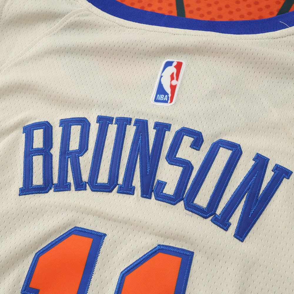 2025-26 NBA New York Knicks beige 11#BRUNSON