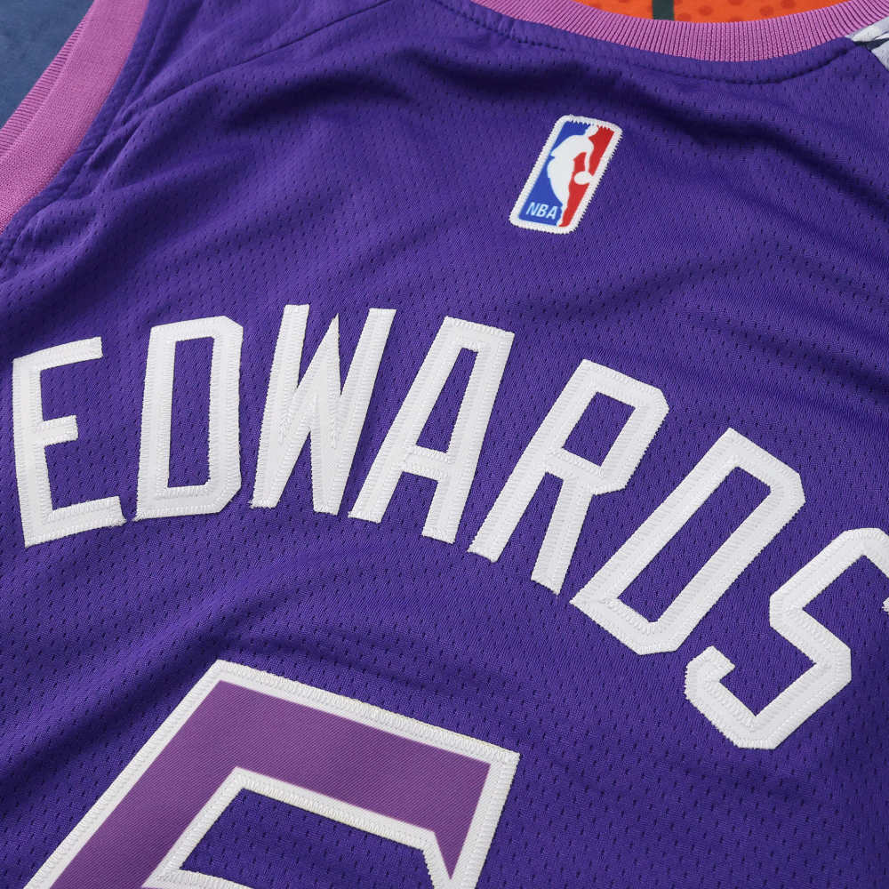 2025-26 NBA Minnesota Timberwolves Purple 5#EDWARDS