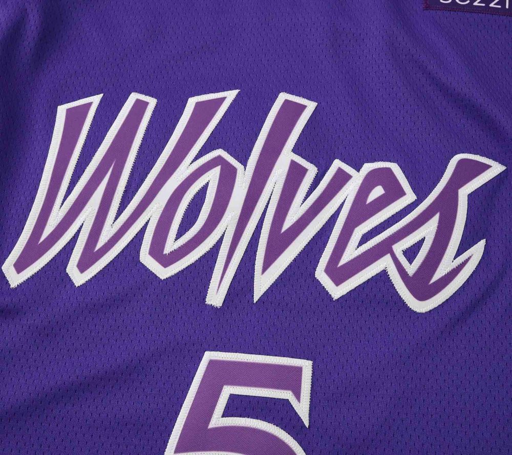 2025-26 NBA Minnesota Timberwolves Purple 5#EDWARDS