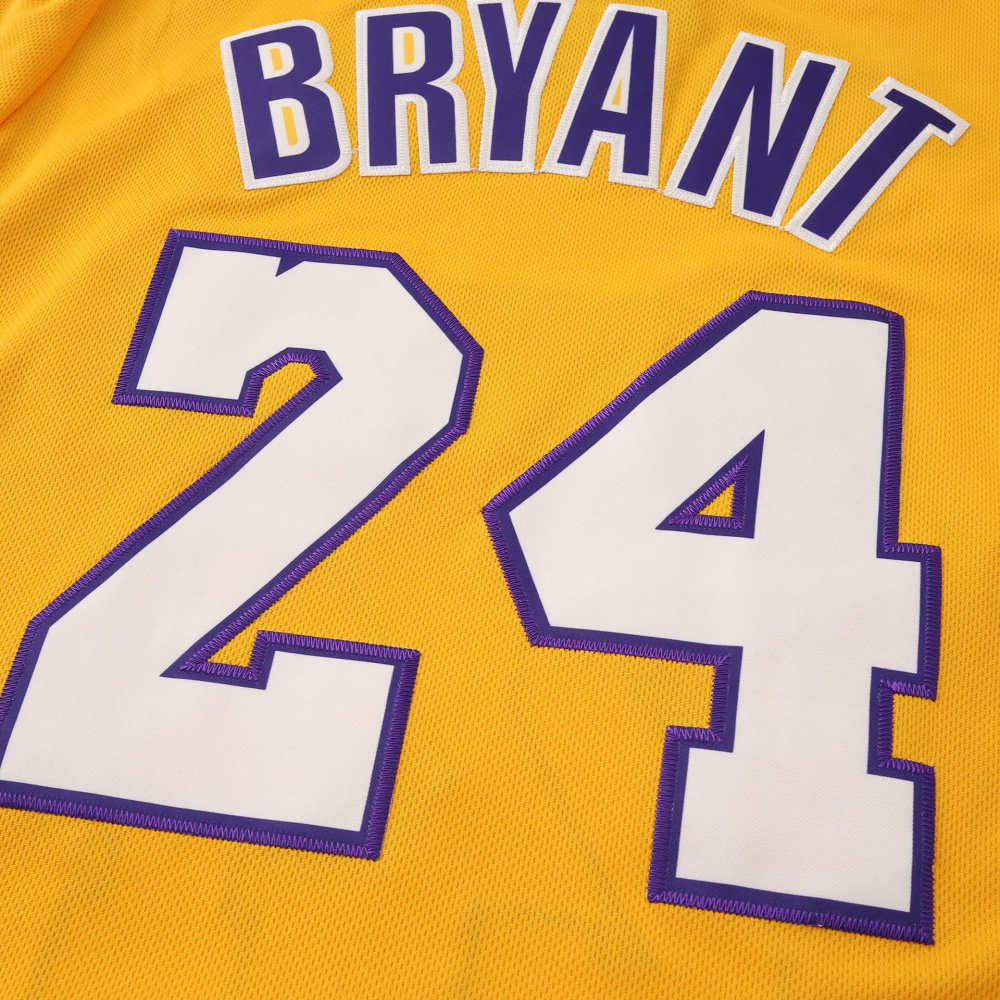2025-26 NBA L.A. Lakers yellow 24#BRYANT T shirt