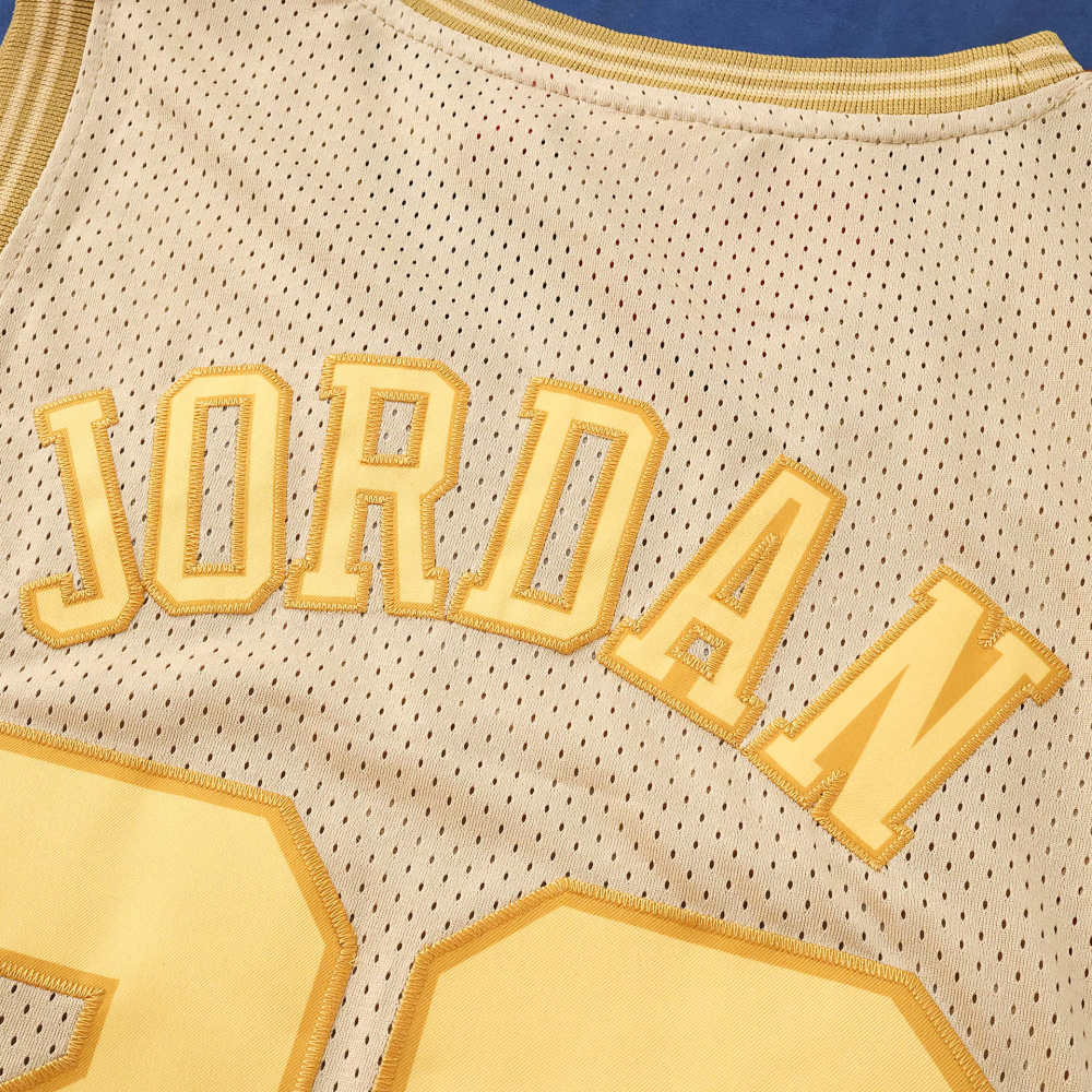 NBA Chicago Bulls retro yellow 23# JORDAN
