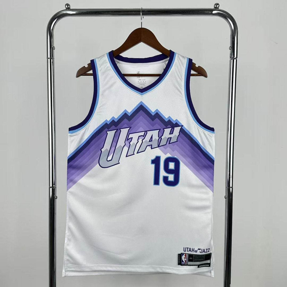 25-26 NBA Utah Jazz White 19-BAILEY