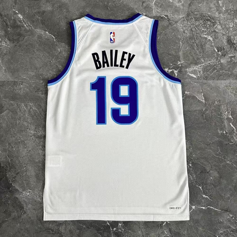 25-26 NBA Utah Jazz White 19-BAILEY