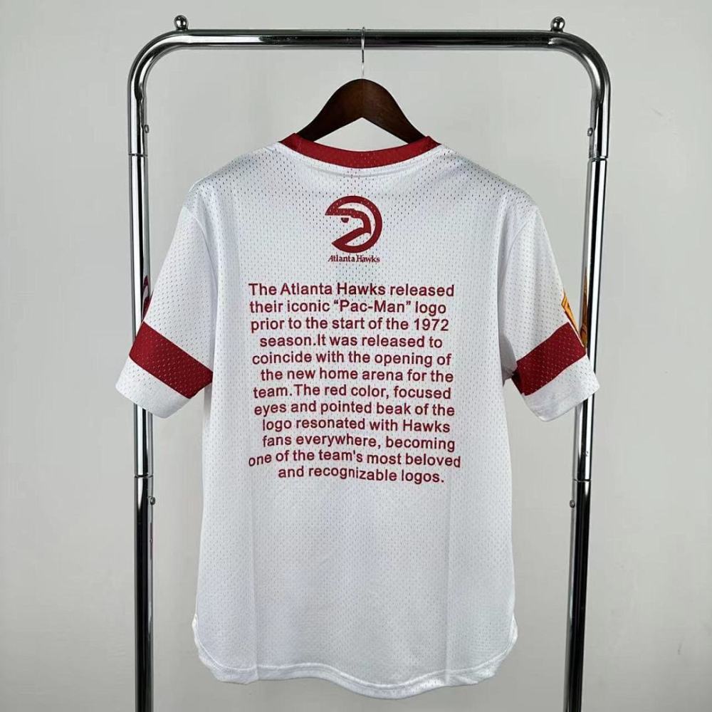25-26 NBA Atlanta Hawks Retro short sleeved shirt