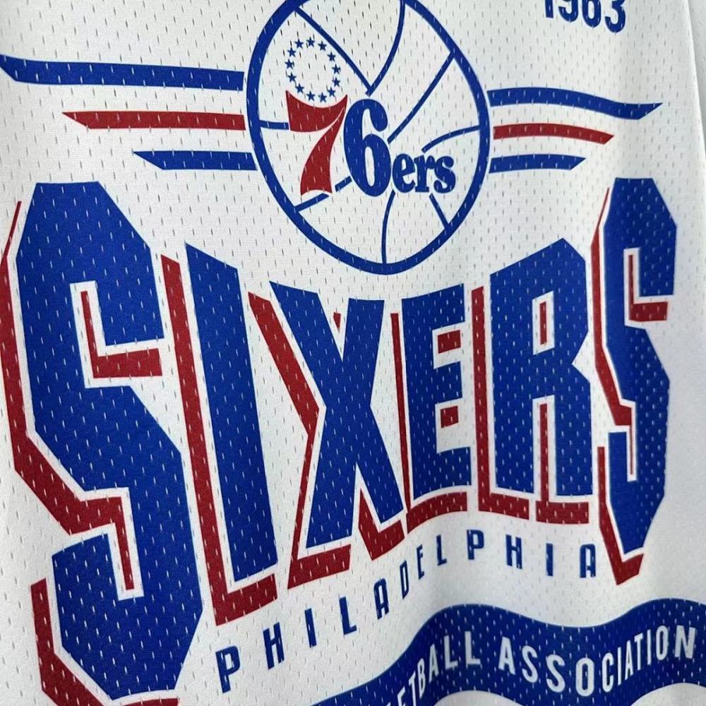 25-26 NBA Philadelphia 76ers Retro short sleeved shirt