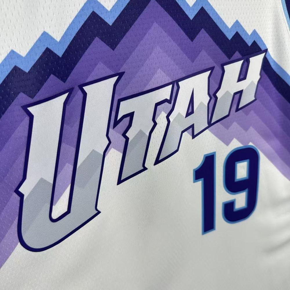 25-26 NBA Utah Jazz White 19-BAILEY