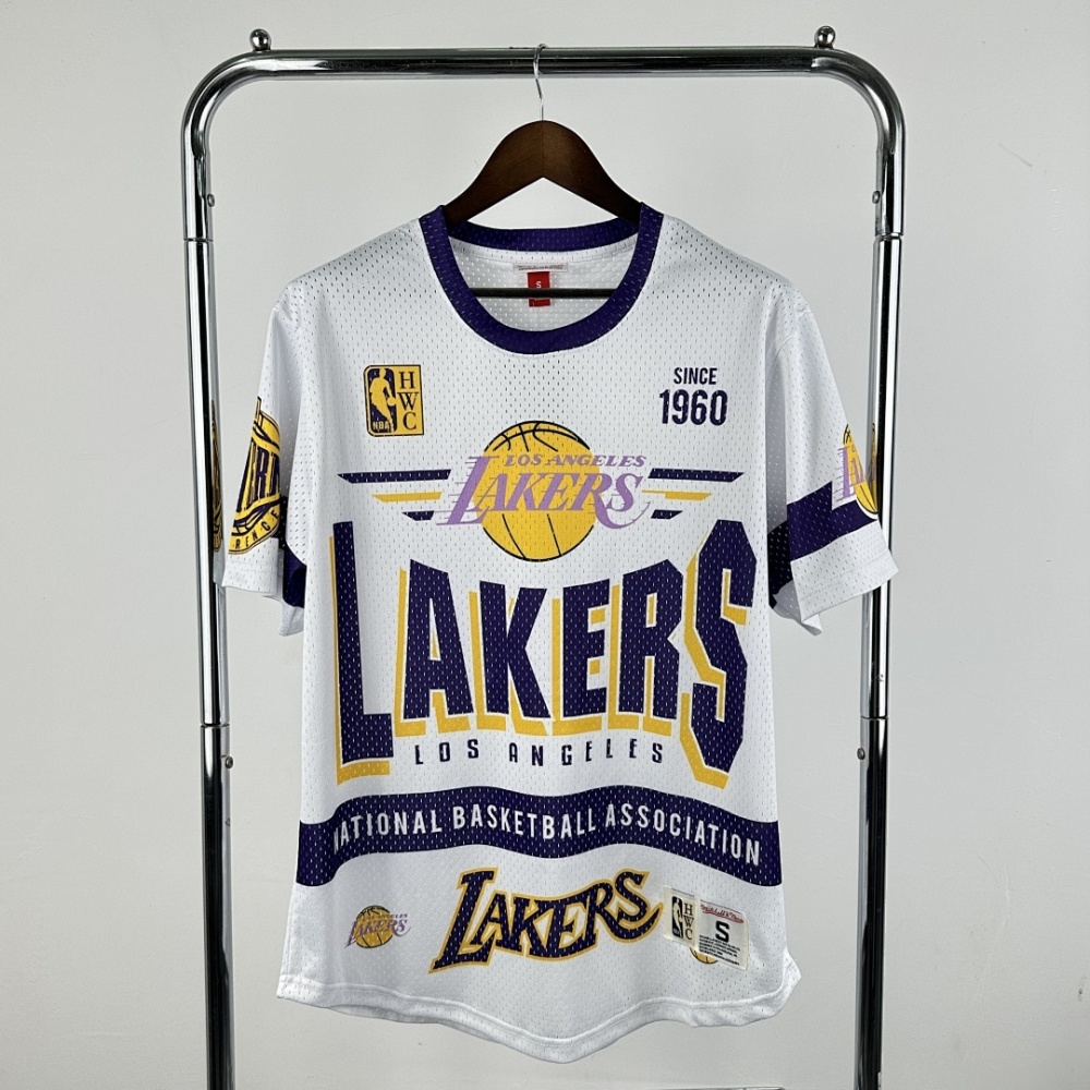 25-26 NBA L.A. Lakers Retro short sleeved shirt