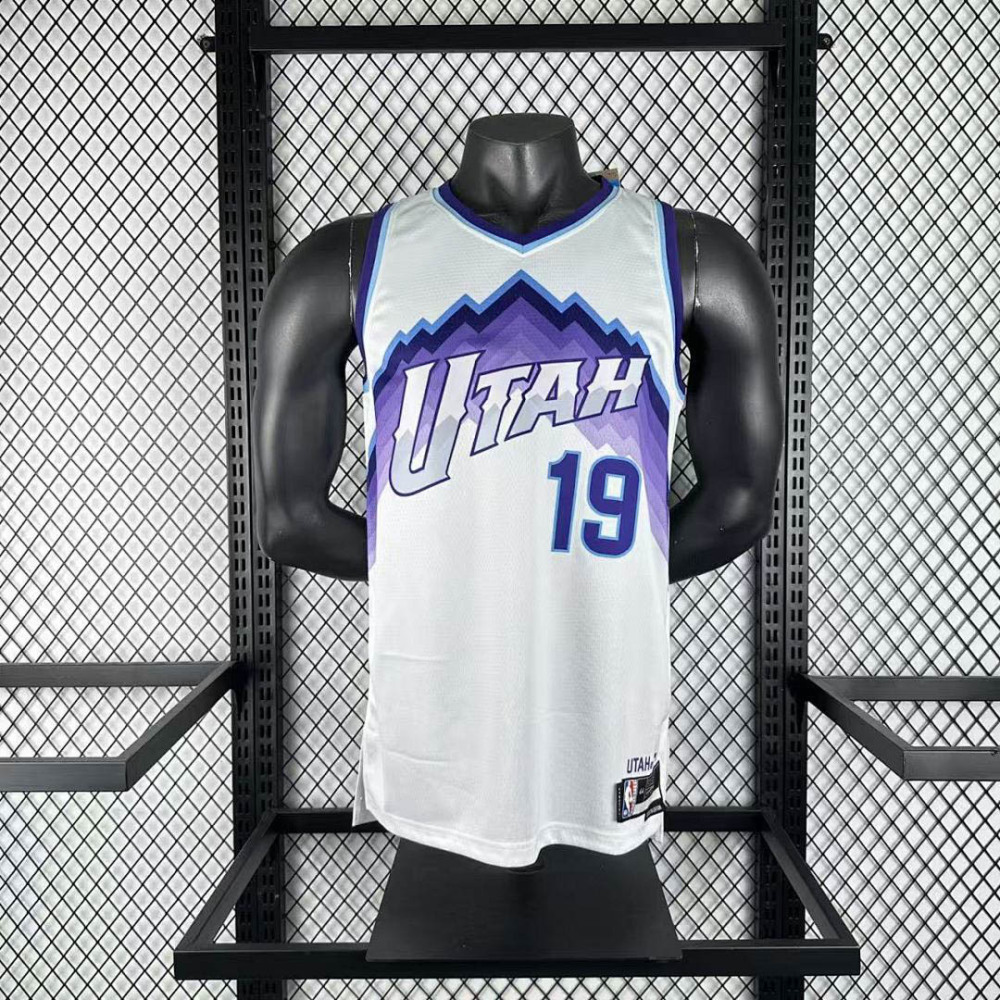 25-26 NBA Utah Jazz White 19-BAILEY