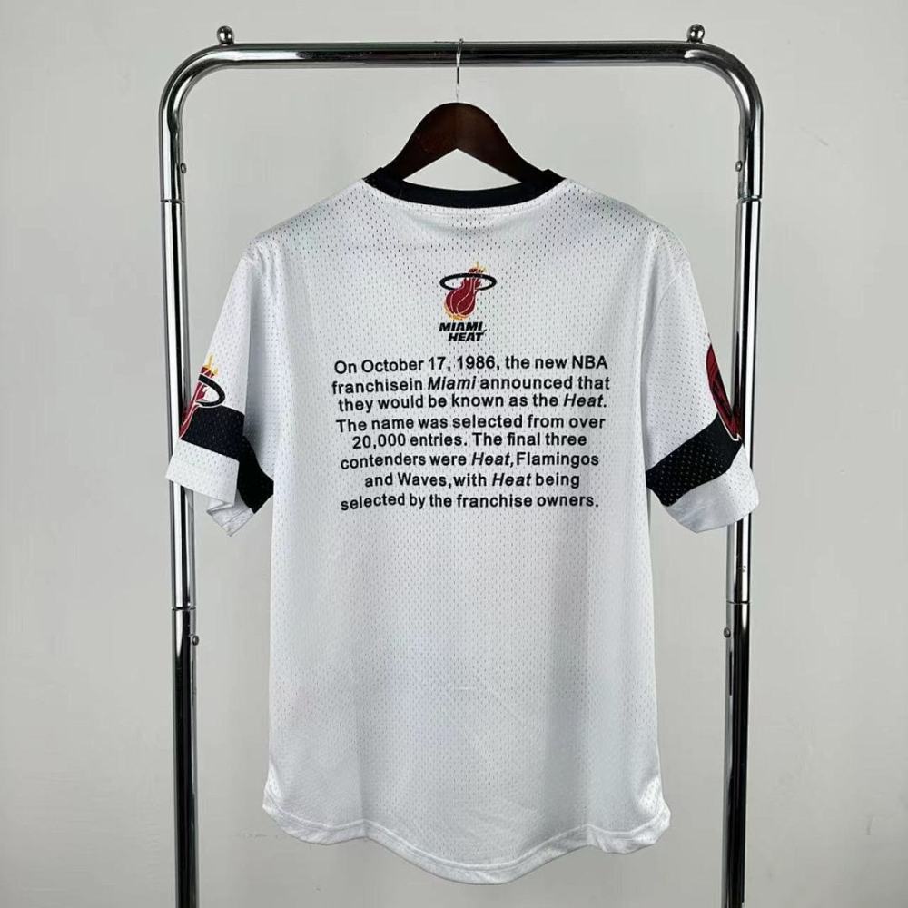 25-26 NBA Miami Heat Retro short sleeved shirt