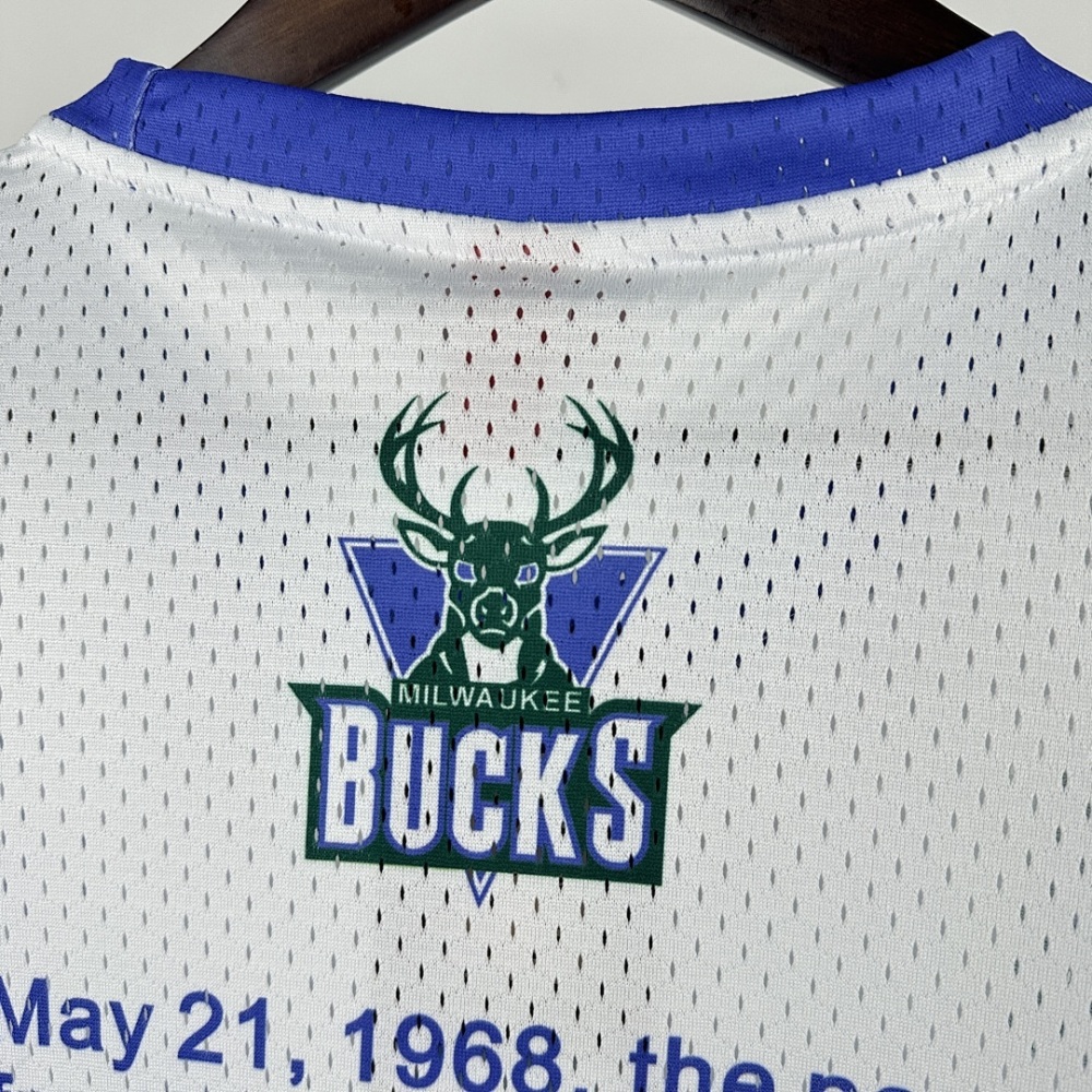 25-26 NBA Milwaukee Bucks Retro short sleeved shirt