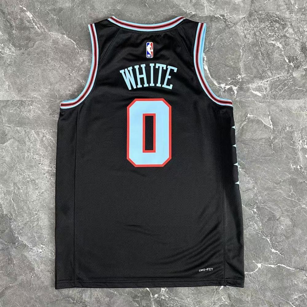 25-26 NBA Chicago Bulls City version 0-WHITE