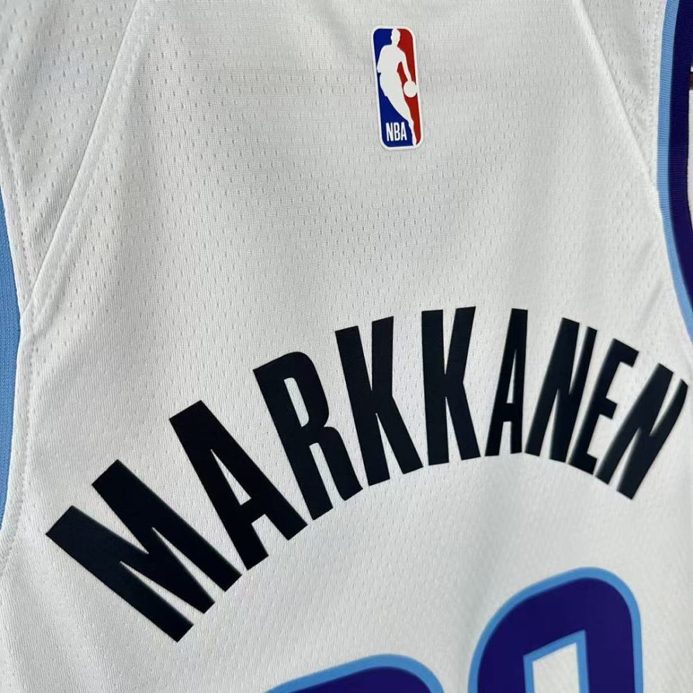 25-26 NBA Utah Jazz White 00-MARKKANEN