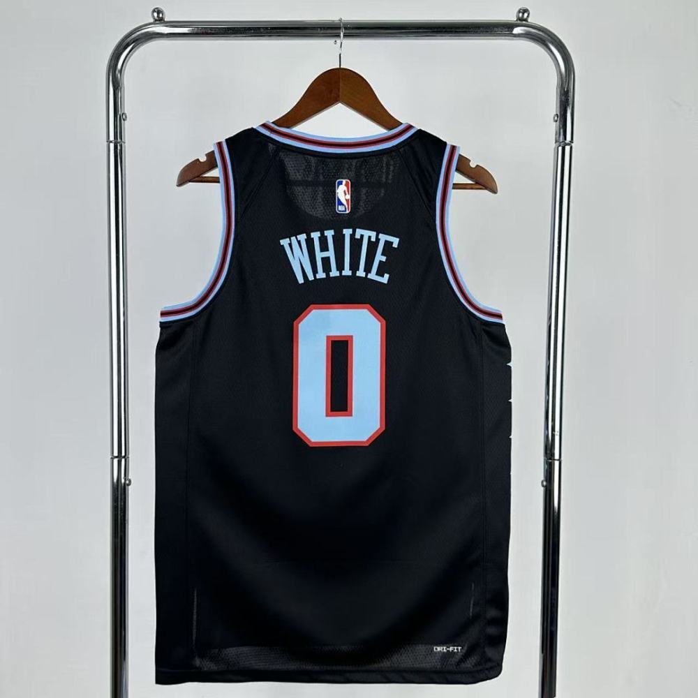 25-26 NBA Chicago Bulls City version 0-WHITE