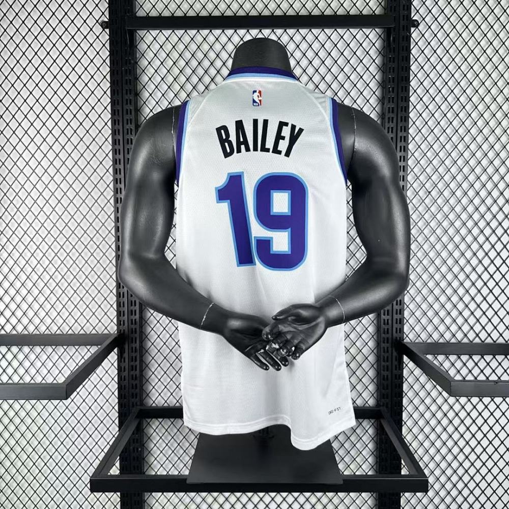 25-26 NBA Utah Jazz White 19-BAILEY